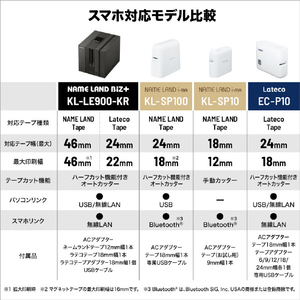 カシオ ラベルライター Lateco EC-P10-イメージ18