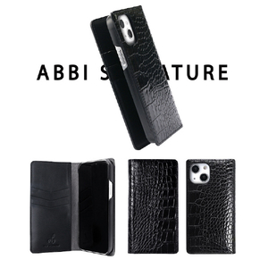 ABBI SIGNATURE iPhone 15 Pro用LIPARI イタリアンレザー MagSafe対応ダイアリーケース ダークブラウン ABS26192I15PR-イメージ4