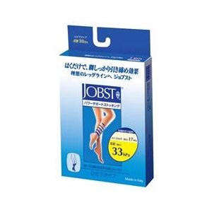 テルモ 圧迫機能ストッキング ジョブストパワーサポートタイプ ひざ下タイプ ライトベージュ JP-JS77845P1-イメージ1