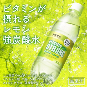 伊藤園 ビタミンストロング 強炭酸水 500ml×48本 FC968MV-イメージ2