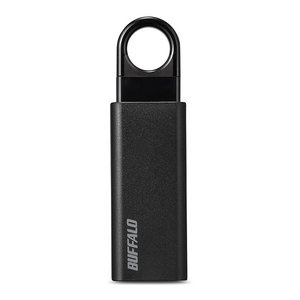 BUFFALO USB3．1(Gen1)/USB3．0対応 ノック式USBメモリー(32GB) ブラック RUF3-KS32GA-BK-イメージ1