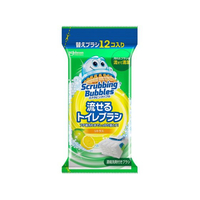 ジョンソン 流せるトイレブラシ シトラス替え 12個 FCV3951