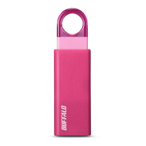 BUFFALO USB3．1(Gen1)/USB3．0対応 ノック式USBメモリー(32GB) ピンク RUF3-KS32GA-PK-イメージ1