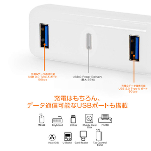 HYPER Apple 61W USB-C電源アダプタ用USB-C Hub HyperDrive HP16200-イメージ8