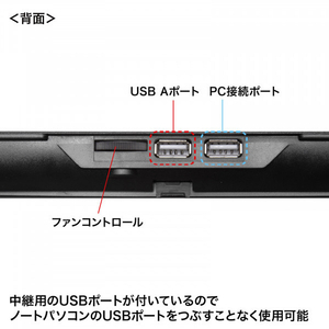 サンワサプライ ノートパソコン用クーラーパッド TK-CLN28U-イメージ8