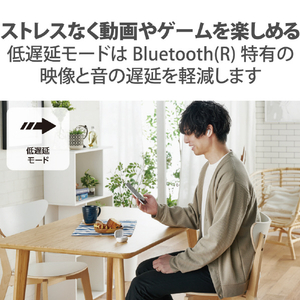 エレコム Bluetooth対応完全ワイヤレスイヤフォン ホワイト LBT-TWS13WH-イメージ6