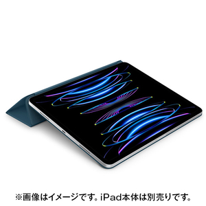 Apple 12．9インチiPad Pro(第6世代)用Smart Folio マリンブルー MQDW3FE/A-イメージ3