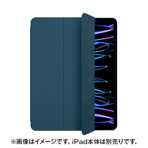 Apple 12．9インチiPad Pro(第6世代)用Smart Folio マリンブルー MQDW3FE/A-イメージ5