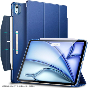 ESR iPad Air 11インチ M2(2024 第6世代) ・iPad Air 第5/4世代(2022/2020)用ケース M2Ascend Trifold Navy Blue ESR589-イメージ1