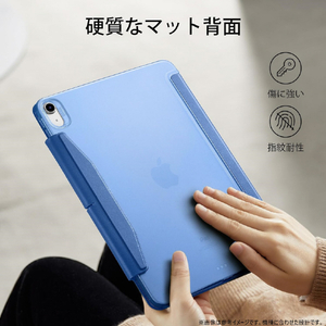 ESR iPad Air 11インチ M2(2024 第6世代) ・iPad Air 第5/4世代(2022/2020)用ケース M2Ascend Trifold Navy Blue ESR589-イメージ5