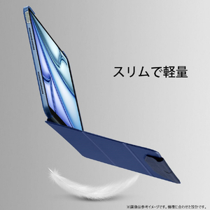 ESR iPad Air 11インチ M2(2024 第6世代) ・iPad Air 第5/4世代(2022/2020)用ケース M2Ascend Trifold Navy Blue ESR589-イメージ6