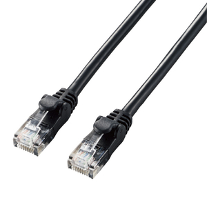 エレコム Cat6A LANケーブル(10．0m) ブラック LD-GPAY/BK10-イメージ1