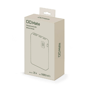 CIO Mate Powerbank 001(10000mAh) モスグリーン MATE-PB001-MGR-イメージ1