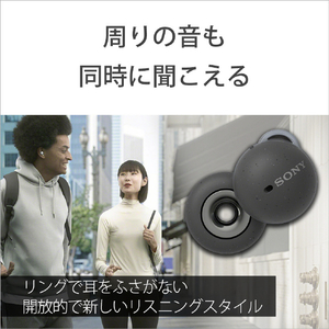 SONY 完全ワイヤレスイヤフォン LinkBuds グレー WF-L900H-イメージ3