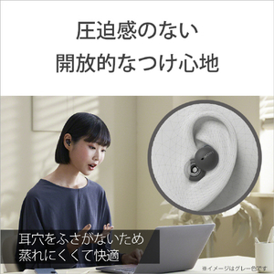 SONY 完全ワイヤレスイヤフォン LinkBuds グレー WF-L900H-イメージ7