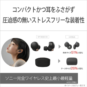 SONY 完全ワイヤレスイヤフォン LinkBuds グレー WF-L900H-イメージ8