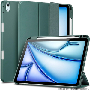 ESR iPad Air 11インチ M2(2024 第6世代)・iPad Air 第5/4世代用Rebound Pencilケース Forest Green ESR584-イメージ1