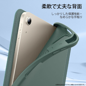 ESR iPad Air 11インチ M2(2024 第6世代)・iPad Air 第5/4世代用Rebound Pencilケース Forest Green ESR584-イメージ8