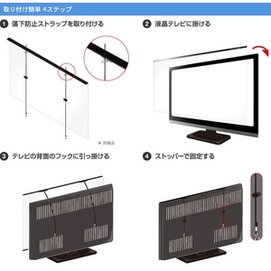 ニデック 反射防止膜付き液晶テレビ保護パネル(32V型) レクアガード ND-TVGARS32-イメージ2