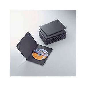 エレコム スリムDVDトールケース CCD-DVDS03BK-イメージ1