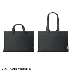 サンワサプライ カジュアルPCバッグ(15．6インチワイド) ブラック BAG-CA13BK-イメージ5