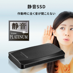 I・Oデータ 外付けSSD USB-C+USB-A接続 500GB SSPA-USC500K-イメージ8