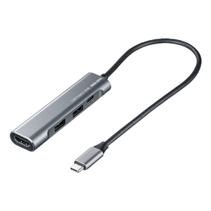 サンワサプライ HDMIポート付 USB Type-Cハブ USB-3TCH37GM-イメージ1