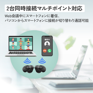 ビクター ワイヤレスイヤフォン オフホワイト HA-NP1T-W-イメージ14