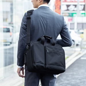 サンワサプライ 3WAYビジネスバッグ(13．3インチワイド) ブラック BAG-3WAYT2BKN-イメージ4