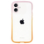 ＮＡＴＵＲＡＬ　ｄｅｓｉｇｎ iPhone 16用背面型ケース CHROME-GRADATION コーラルオレンジ IP24-61-CHCG04-イメージ1