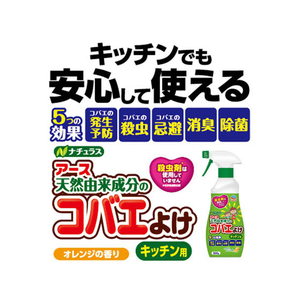 アース製薬 ナチュラス 天然由来成分のコバエよけ キッチン用 300g FC67356-イメージ5