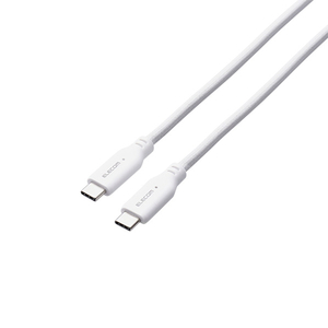 エレコム まとまるマグネットケーブル(USB Type-C - USB Type-C/100W対応)(1．5m) ホワイト MPA-CC5PMG15WH-イメージ1