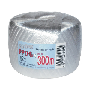 信越工業 String PP玉巻ひも 白 300m 1巻 F867555-664972-イメージ1