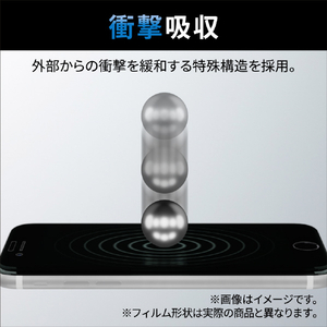 エレコム Galaxy S23用フィルム 衝撃吸収 指紋防止 高透明 PM-G231FLFPAGN-イメージ6