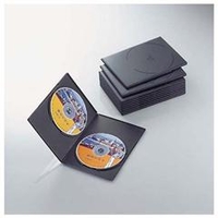 エレコム スリムDVDトールケース CCD-DVDS06BK