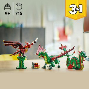 レゴジャパン LEGO クリエイター 31161中世のドラゴン 31161ﾁﾕｳｾｲﾉﾄﾞﾗｺﾞﾝ-イメージ6