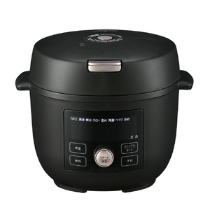 タイガー 電気圧力鍋 TIGER COOKPOT マットブラック COK-B220KM-イメージ1