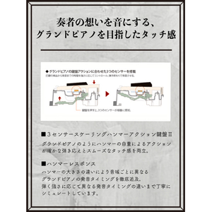 カシオ 電子ピアノ Privia スタイリッシュモデル ブラックウッド調 PX-770BK-イメージ7