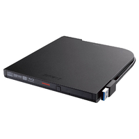 バッファロー USB3．2(Gen1)対応 ポータブルブルーレイドライブ 書込ソフト添付 ブラック BRXL-PTV6U3-BKB