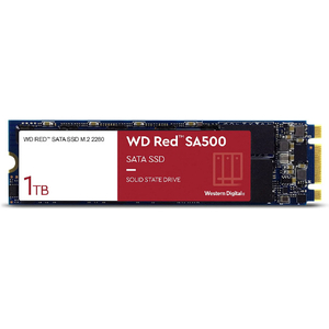 Western Digital WD Red SA500 NAS SATA SSD M．2 2280 1TB 6Gb/s WDS100T1R0B-イメージ1