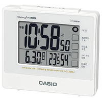 カシオ 目覚まし電波時計 e angle select CASIO CLOCK ホワイト DQL-260KJ-7JF