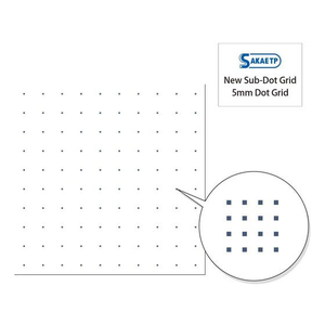 SAKAEテクニカルペーパー SAKAEテクニカル/トモエリバーFP ソフトカバーノート52g A5 ホワイト 5mmドット FC589NJ-SR-A5NB-DW-イメージ4