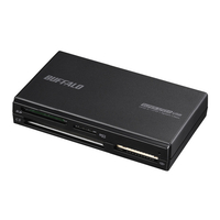 BUFFALO UHS-II対応 USB3．0/2．0 マルチカードリーダー/ライター ブラック BSCR700U3BK