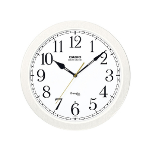 カシオ 電波掛け時計 e angle select CASIO CLOCK ホワイト IQ-1021KJ-7JF-イメージ1