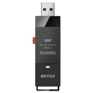 バッファロー USB3．2(Gen2)対応 TV録画 スティック TypeCコネクタ付属(250GB) ブラック SSD-SCH250U3-BA-イメージ8