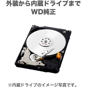 WESTERN DIGITAL 外付けHDD[2TB /ポータブル型] My Passport ブルー WDBYVG0020BBL-JES1-イメージ5