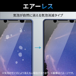 エレコム Xperia 5 IV用ガラスフィルム 高透明 PM-X224FLGG-イメージ5