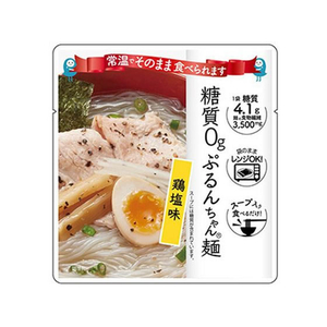 オーミケンシ 糖質0gぷるんちゃん麺 鶏塩味 200g FCR7204-イメージ1