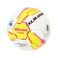 ミカサ サッカー 5号 検定球 貼り ALMUNDO黄／ピンク FC655RV-FT550B-YP