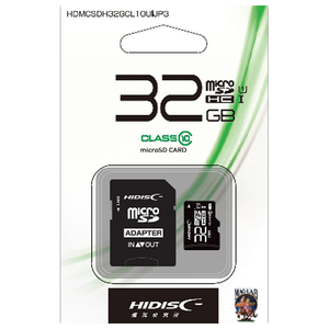 ハイディスク 高速microSDHC UHS-I メモリーカード(Class 10対応・32GB) HDMCSDH32GCL10UIJP3-イメージ1